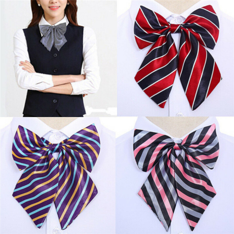 Женские галстуки-бабочки, винтажные полосатые галстуки-бабочки, шелковый галстук-бабочка, Свадебный галстук-бабочка