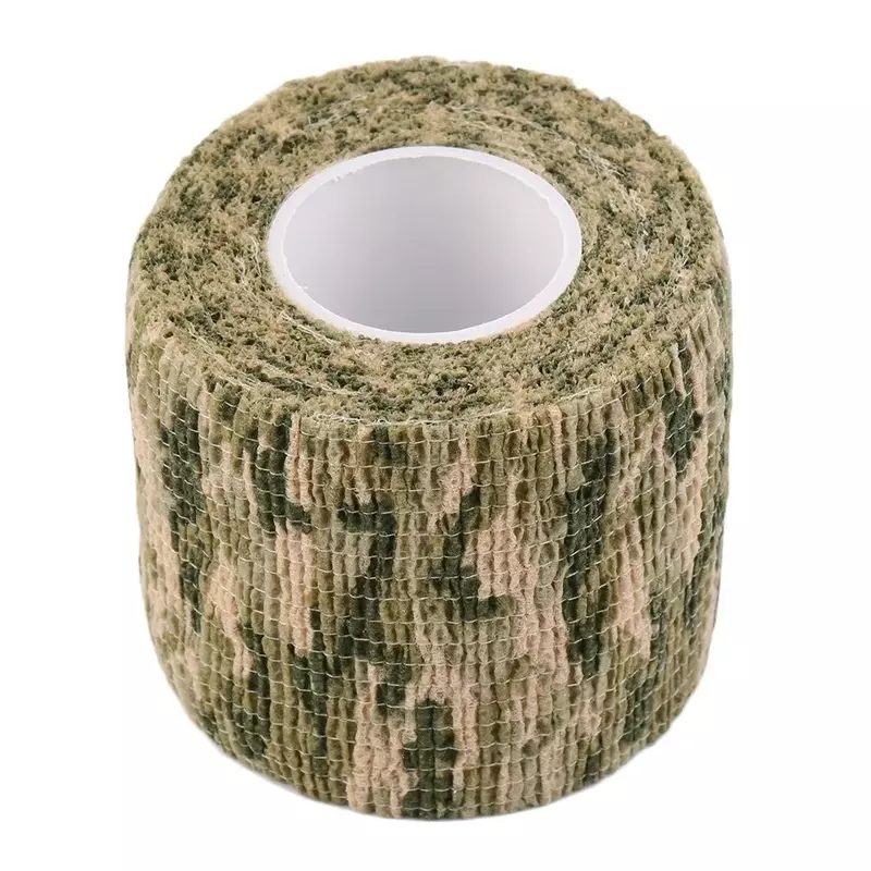 Camo Pattern Tape Camouflage Invisible Accessories Reusable Self Cling Camo Fabric Tape Wrap Field Camouflage Tools 5x500cm