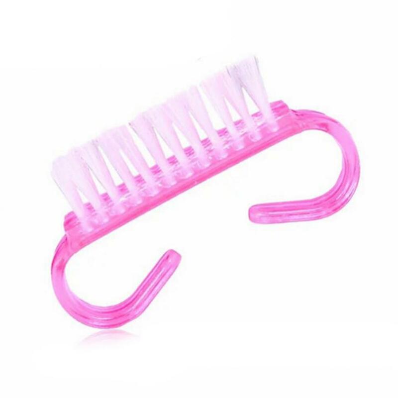 Nail Art Brush Portable Trumpet Horn Handle Nail Art Dust Cleaning Brush Manicure Pedicure Tool