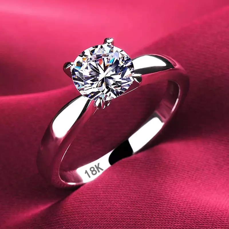 خاتم زفاف مطلي بالذهب الأبيض للنساء ، خاتم 100% الأصلي من الفضة التبتية ، حجر الزركونيوم الطبيعي البطانة ، هدية فاخرة ، لا تتلاشى أبدًا