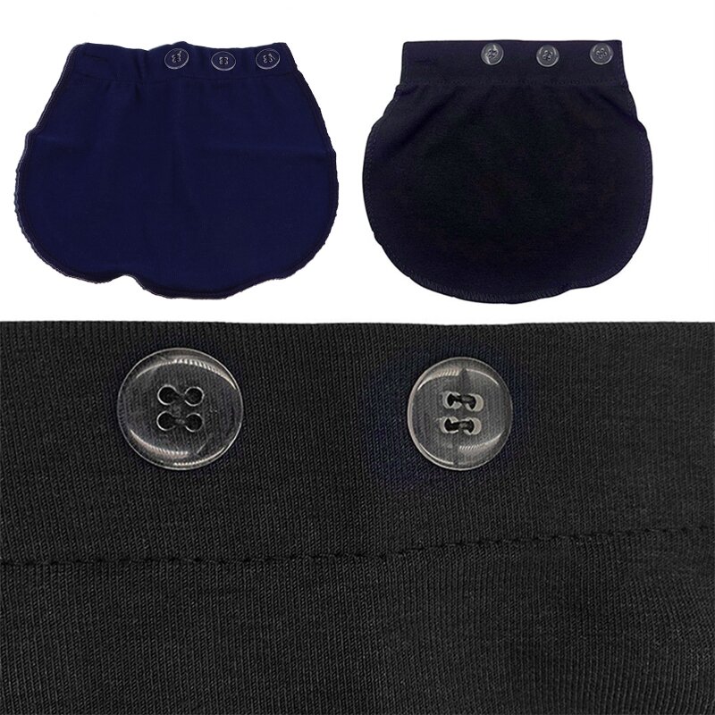 HUYU Pantalones Ajustables Cinturón Extensión Hebilla Botón Alargamiento Extendido para Embarazadas