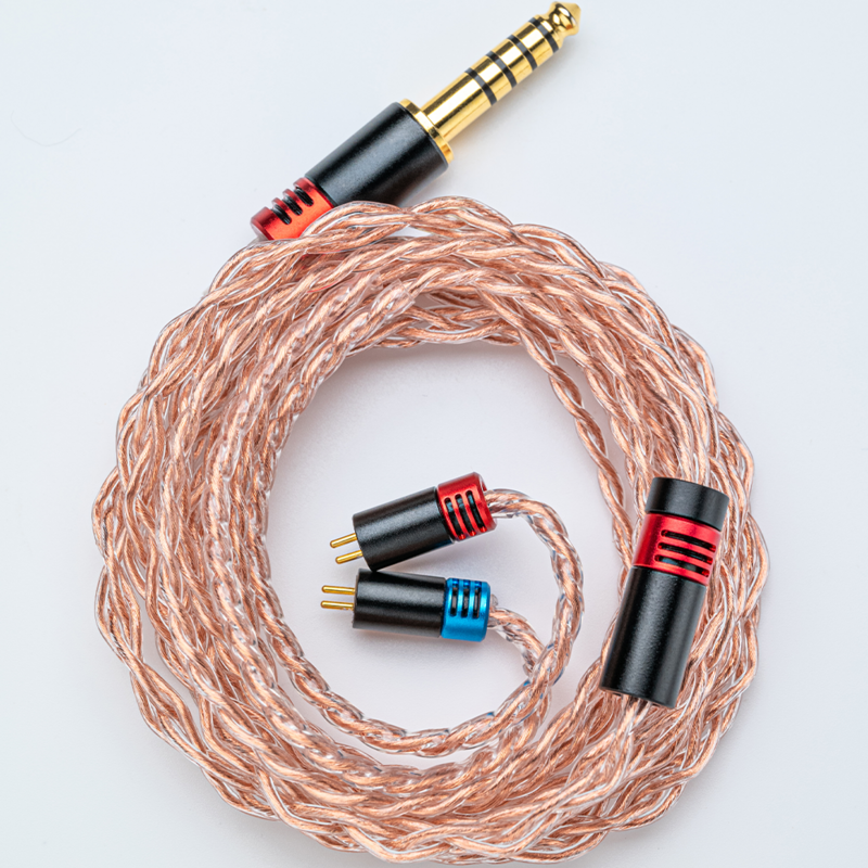 YONGSE Meteor 6N OOC kabel Upgrade tembaga, kabel Upgrade 3.5/2.5/4.4 pilihan Plug seimbang koneksi MMCX/2Pin/Qdc hemat biaya