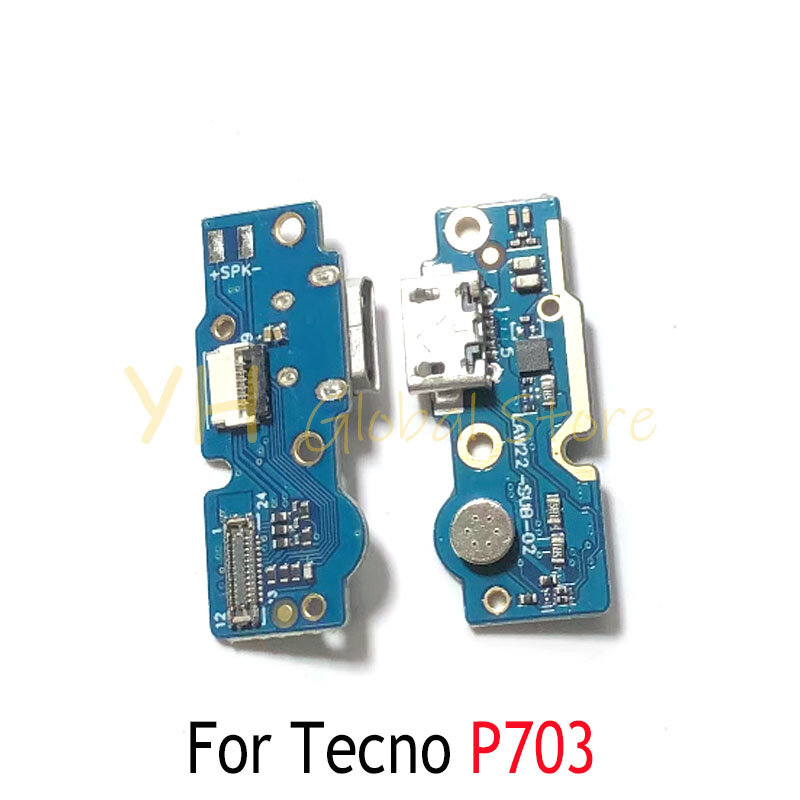 สำหรับ tecno droipad พอร์ตเชื่อมต่อแท่นชาร์จ USB P703 7F บอร์ดเฟล็กซ์สายเคเบิลซ่อมแซม