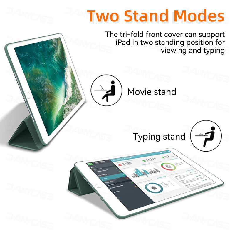 Чехол для 2021 iPad 10.2 Чехол 7/8/9 поколения Чехол для 2018 9,7 5/6 Air 2/3 10,5 Mini 4 5 6 Pro 11 Air 4/5 10,9 10