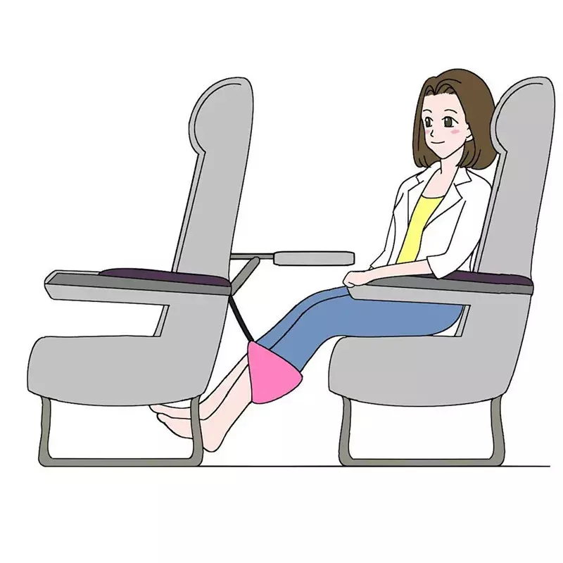 Podróż odpoczynek hamak biuro szelki samolot szybki pociąg odpoczynek hamak stopa przenośny kreatywny prosty hamak stóp
