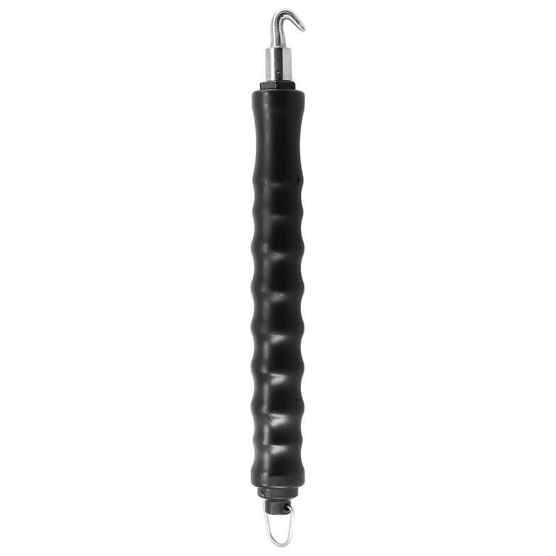 Tie Wire Twister pegangan karet baja Semi otomatis 12 inci, alat konstruksi dapat ditarik untuk menjahit Rebar