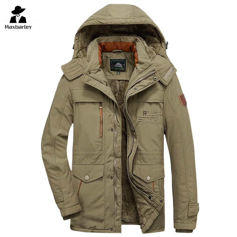 남성용 캐주얼 재킷, 남성 모피 트렌치 오버코트, 따뜻한 온열 재킷 코트, 패션 파카, 새로운 2023 브랜드, 두꺼운 겨울 파카