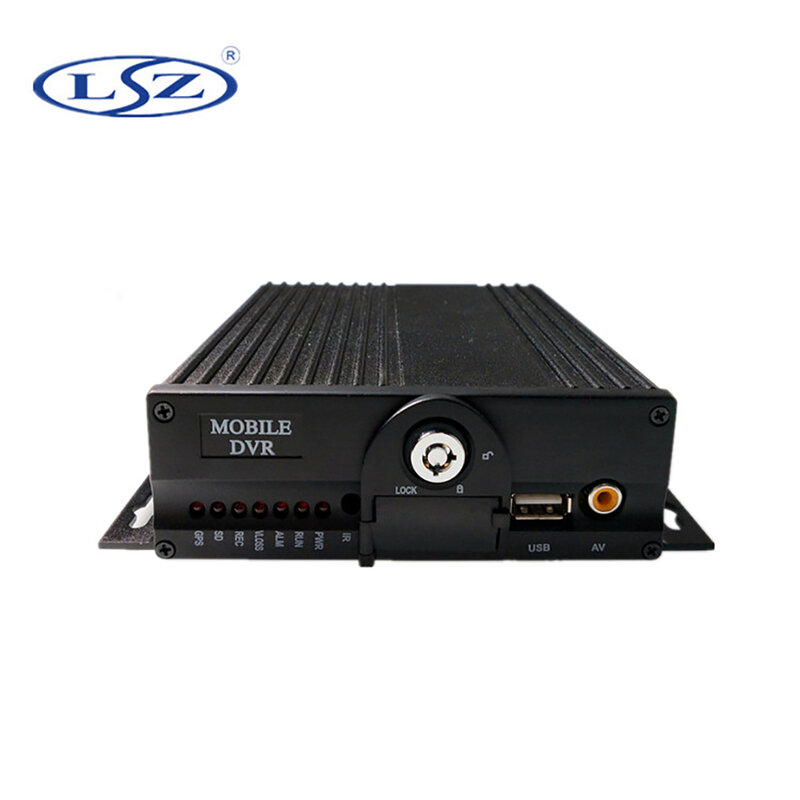 Grabador de vídeo AHD para coche, tarjeta dual SD, 4 vías, monitoreo de coche, receptor, venta directa de fábrica