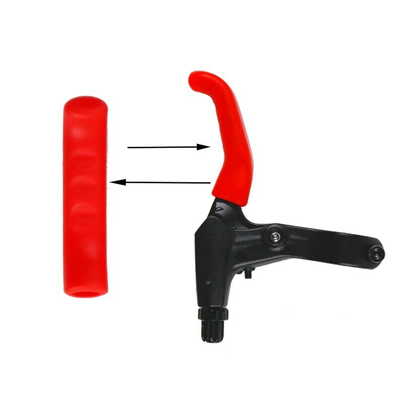 MEROCA 1Pair Bike Brake Lever Protective Silicone Bicycle Lever Grips Bicycle Brake Handle Cover Bicycle Accessories