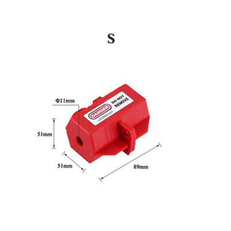 Elektrische stecker box s/m/l technik kunststoff abs tag out gerät sicherheits werkzeuge home stecker verriegelung vorrichtung sicherheits werkzeug