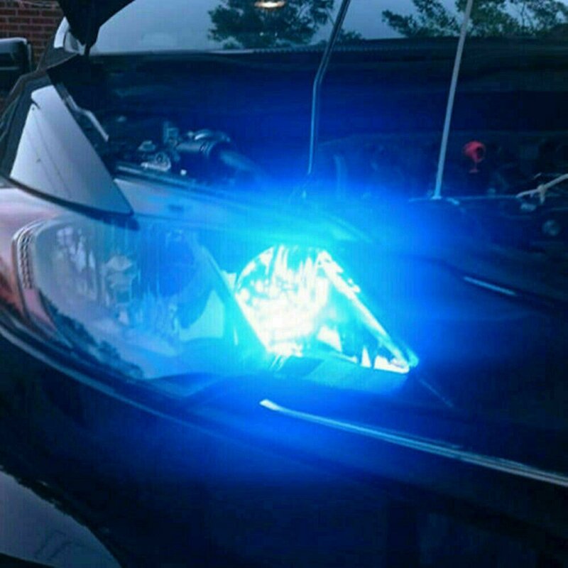Lampu kabut LED H3, 2 buah Kit konversi bohlam cahaya kabut Super terang biru DRL 8000K 110W