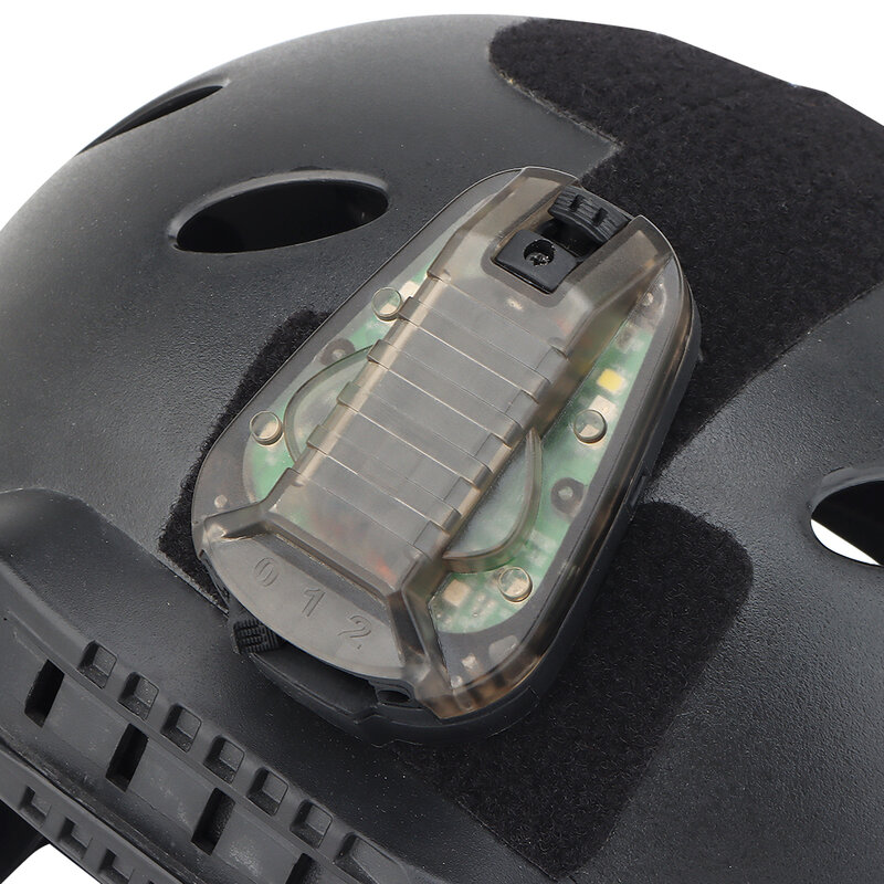 WST 야외 스포츠 전술 헬멧 신호 라이트 그린, 적색 청색 적외선 스트로브, 무당 벌레 조명, 다목적 야외 장비