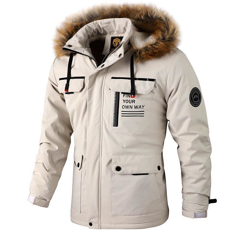 Men's Jackets Men Parka Winter Button Male Coat Tactical Fleece Jacket Military for Men Spring Jacket Militari