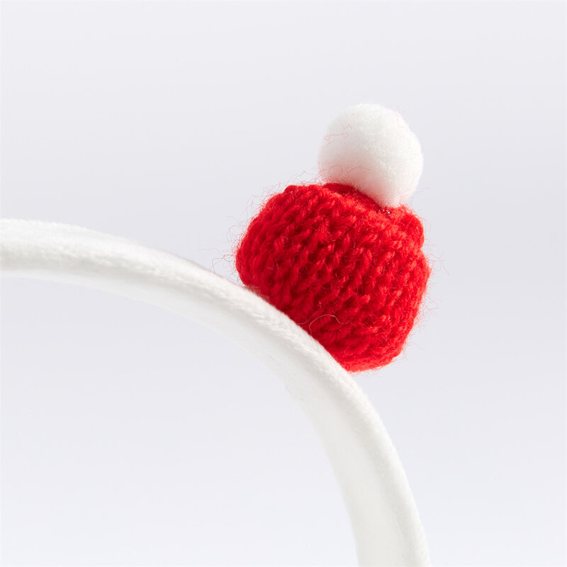 Topi Natal inovatif penutup telinga trendi lucu hangat nyaman mewah dilipat penghangat telinga untuk wanita pria hadiah Tahun Baru