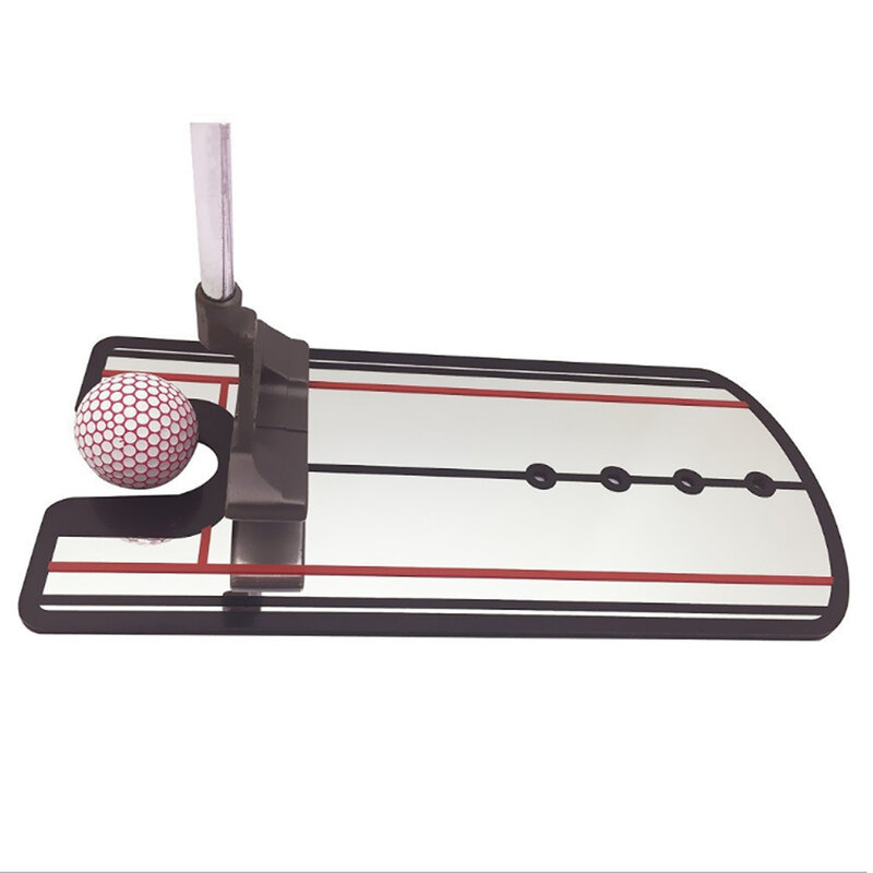 Balanço de golfe em linha reta prática putting espelho alinhamento treinamento auxílio instrutor do balanço linha olho acessórios golfe