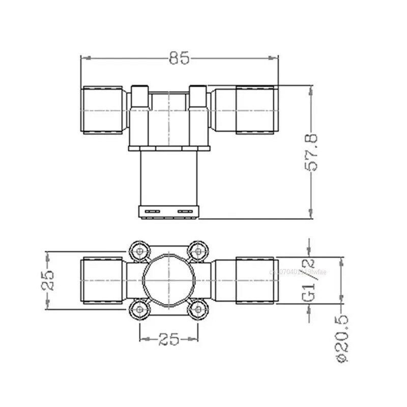 電磁ディスペンサー水空気圧コントローラスイッチ,1/2 ",3/4",12v 24v