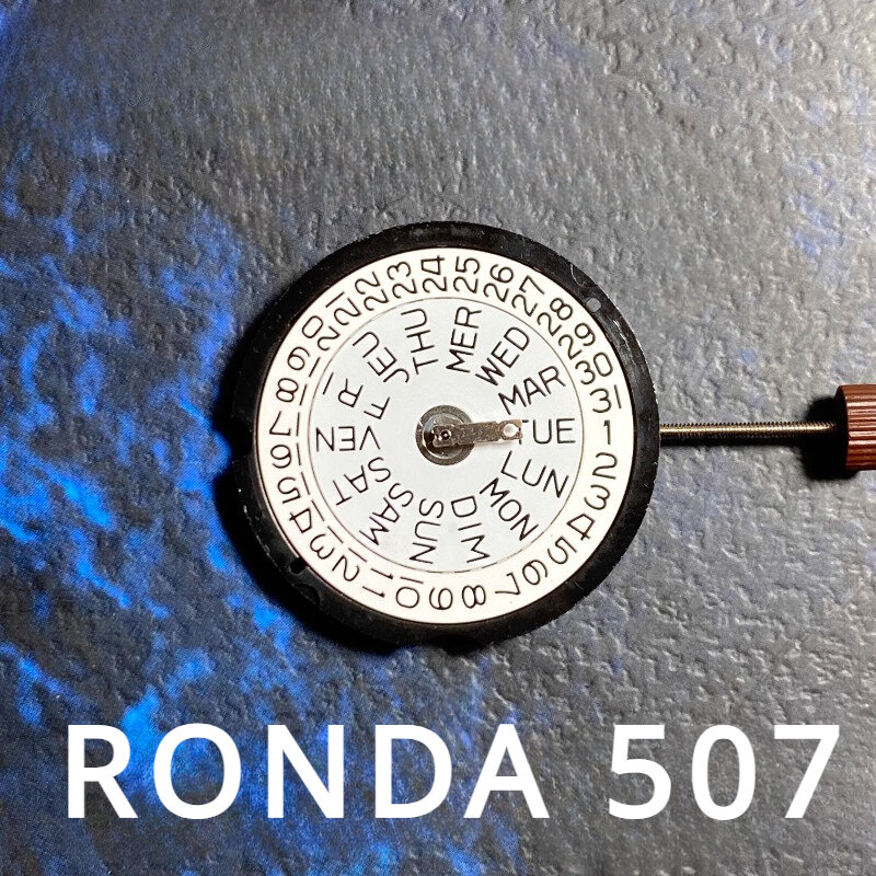Оригинальные товары, кварцевый механизм Ronda 507, часы с аккумулятором, аксессуары