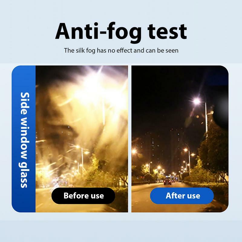 Agente de revestimento de vidro do defogger do carro, Defogger eficaz duradouro, 3.38 FlOz Car Anti Fog Spray, Interior automotivo