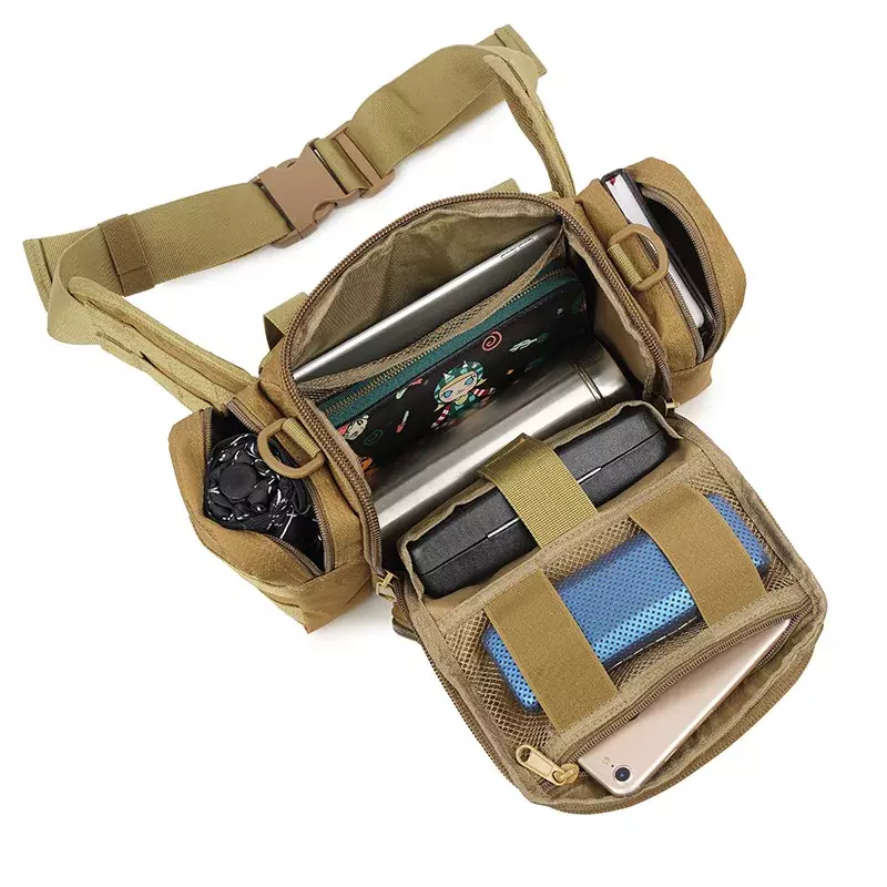 Chikage bolsa de cámara portátil de viaje, riñonera táctica militar de caza de gran capacidad, bolsa deportiva de ocio multifunción