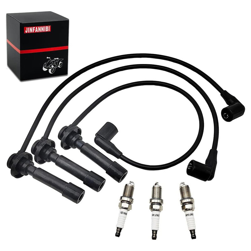 Spark Plug Wire Kit For Kawasaki Mule PRO FXT FX FXR KAF820 2015-2020 2021 2022 2023 21150-0013