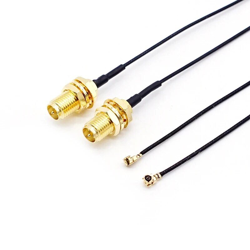 10/15/20cm SMA Female Connector (Outer Screw And Inner Pin) + 1.13 Cable + Ipex Terminal For Wifi Wireless Connection