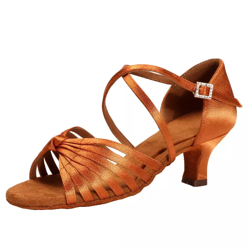 Scarpe da ballo latino in raso di seta da donna di qualità CLYFAN scarpe da ballo professionali per Salsa da sala da ballo
