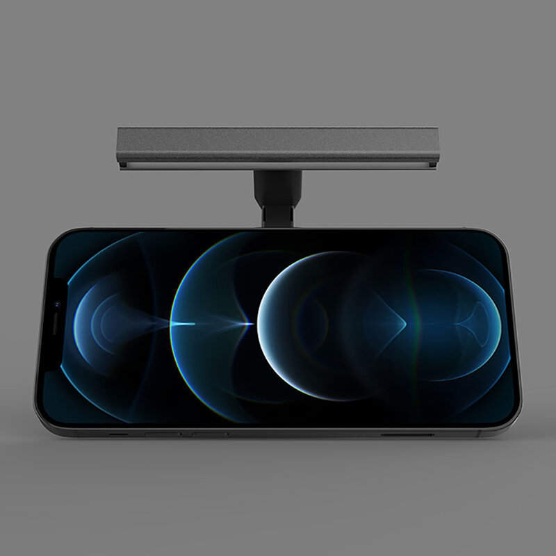 E-kong Handy Wiederaufladbarer Bildschirm Hängende Lichtleiste 2 in 1 Multifunktionsbildschirm LED Lampe Smartphone Magnetständer Unterstützung für iPhone Xiaomi Samsung Huawei