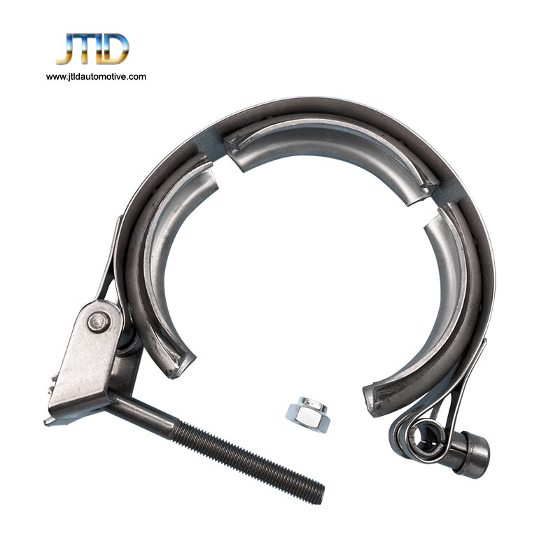 Stainless Steel 304 Quick Release Exhaust V Band Clamp 3.5" with Male Female Flanges car assecories