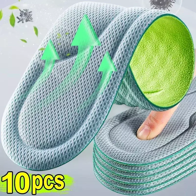 Memory Foam Orthopedic Insoles for Men Women Deodorizing Insole Shoes Sports Absorbs Sweat Soft Antibacterial Shoe Accessories
