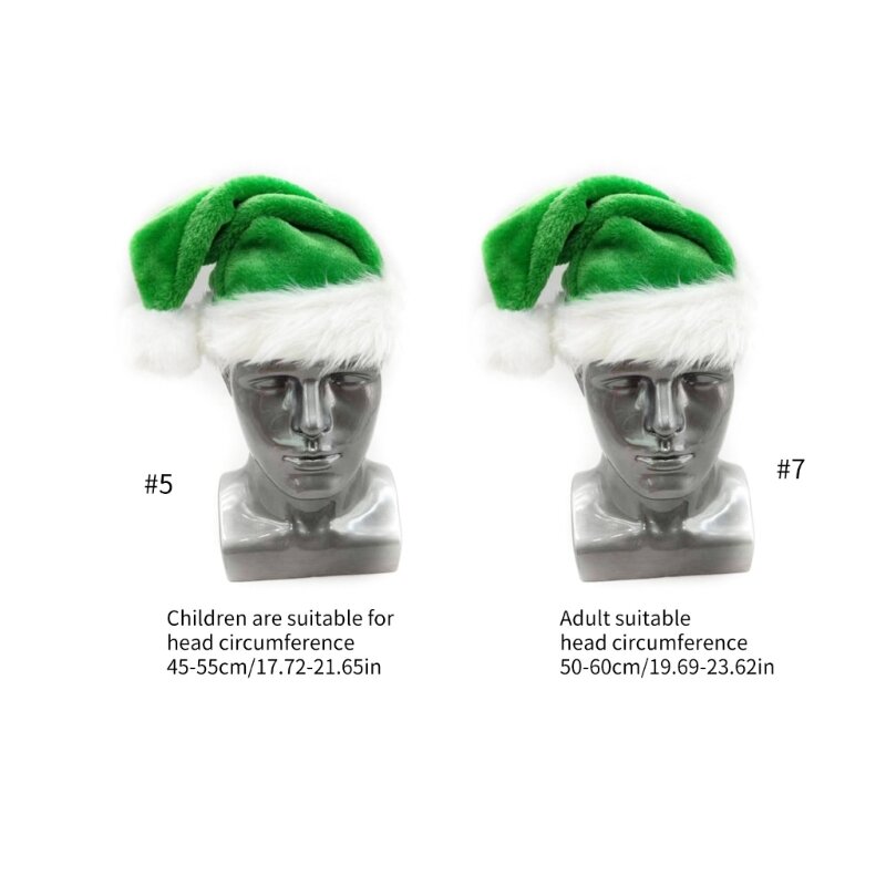 Косплей шляпа Санта-Клауса для взрослых, перчатки, шарф, зимняя шляпа с напуском и маской для бороды, бровей