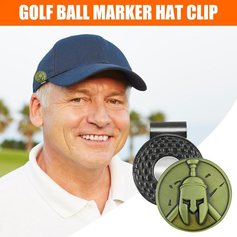 Магнитный маркер для мяча для гольфа, металлический маркер для мяча для гольфа с зажимом для шляпы, аксессуары для мешков для гольфа, шапок, брюк, перчаток, сумок
