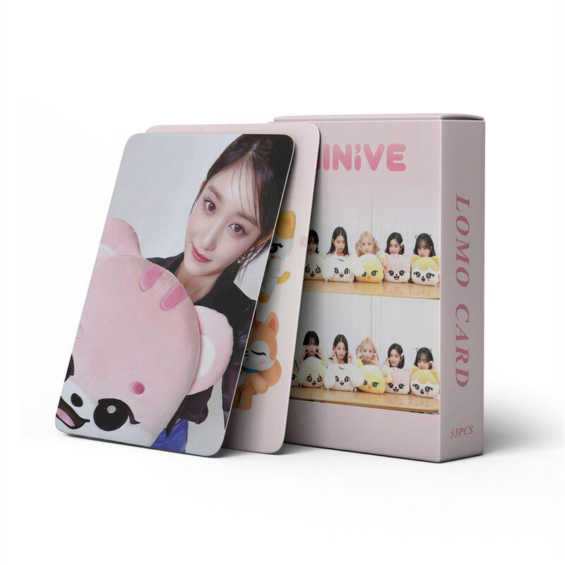 55pcs Kpop IVE MINIVE Photocard Albums A Dreamy Day Lomo Cards Wonyoung Magazine Personage Postcard for Fans Collection Gift