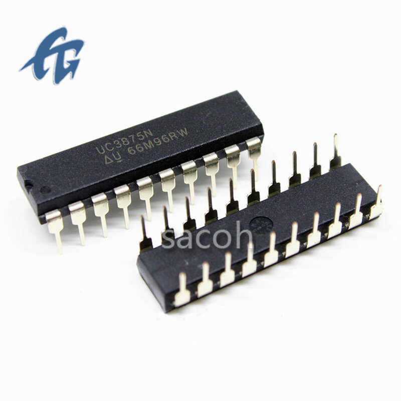 Controlador do interruptor Chip IC, circuito integrado, boa qualidade, original, novo, UC3875N, DIP-20, 5Pcs