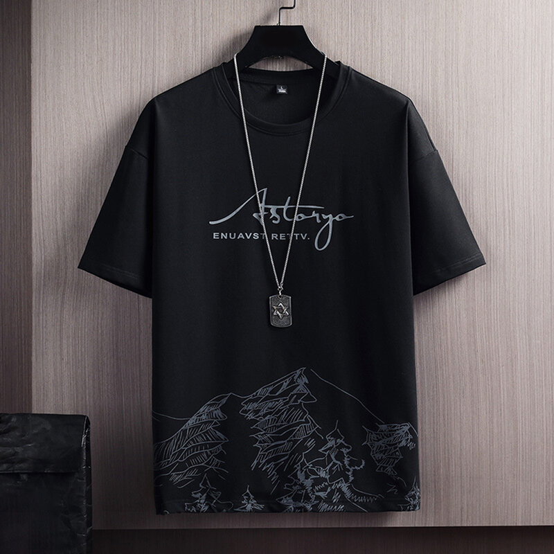Heren T-Shirt 2 Delige Set Casual Comfortabel Voor Korte Broeken Set Vrije Tijd Polyester Retro Licht Elastisch Modieus