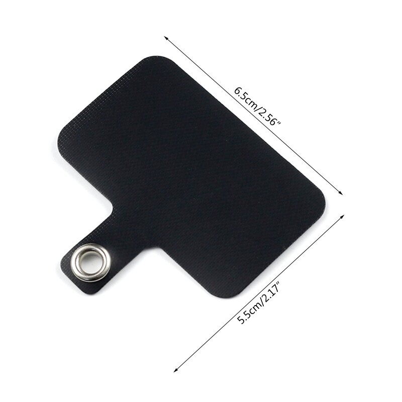 Substituição universal do adaptador do cabo plástico do pendente para o cartão plástico do telefone móvel com anel transparente do metal ao cabo do gancho