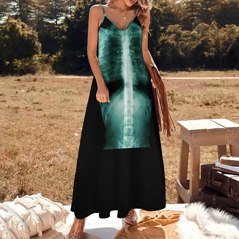 Röntgen ärmelloses Kleid Sommerkleider für Frauen Damen kleider für Frauen