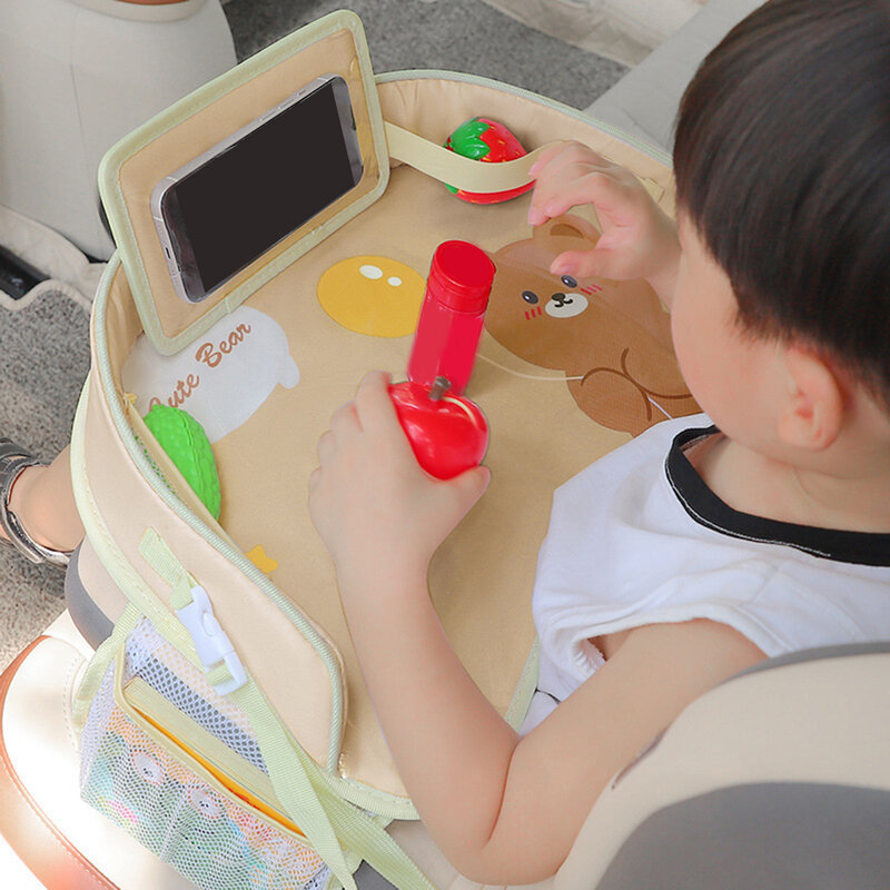 Car Seat Bandeja de Viagem para Criança, Travel Desk, Segurança Infantil Essencial, Table Mat, Durável, Essentials Viagem