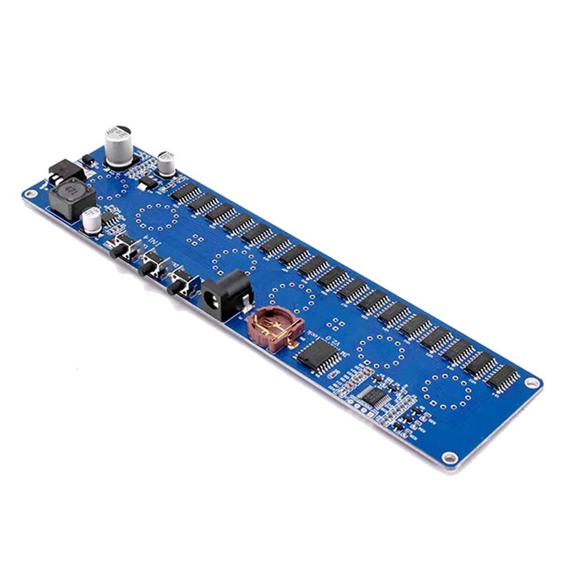 Micro-usb 12v eletrônico diy relógio módulo in14 nixie tubo digital led relógio presente módulo placa de circuito kit pcba sem tubos