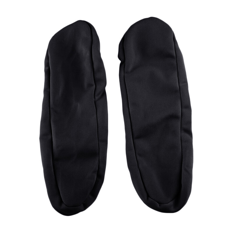 1 Paar schwarzer elastischer Stoff Stoff Sitz Armlehnen bezug für Universal Auto Auto Van LKW Geländewagen