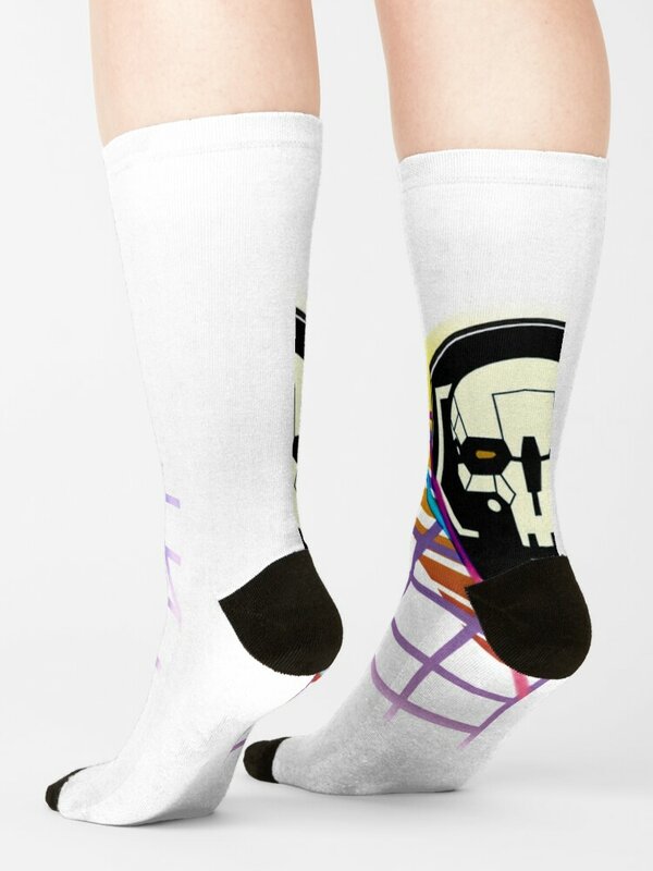 Battech ถุงเท้า vaporwave สำหรับผู้หญิงถุงเท้าสำหรับผู้ชายดีไซน์เนอร์กันลื่นสำหรับวิ่งฟุตบอล
