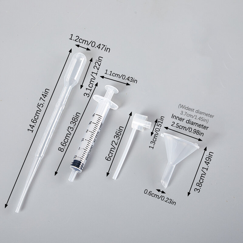 詰め替え可能な香水変換器ピース/パック,ミニ詰め替え,ポータブルフレグランスディスペンサー,シリンジ付き,特別な針