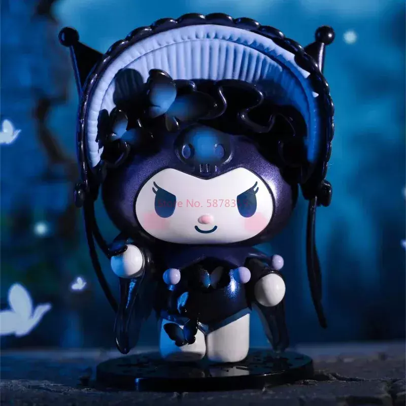 Sanrio Kuromi Kawaii Bonecas Figuras Anime, Série Grande Cerimônia da Bruxa, Coleção Modelo Estatueta, Decoração Brinquedos para Meninas, Presentes