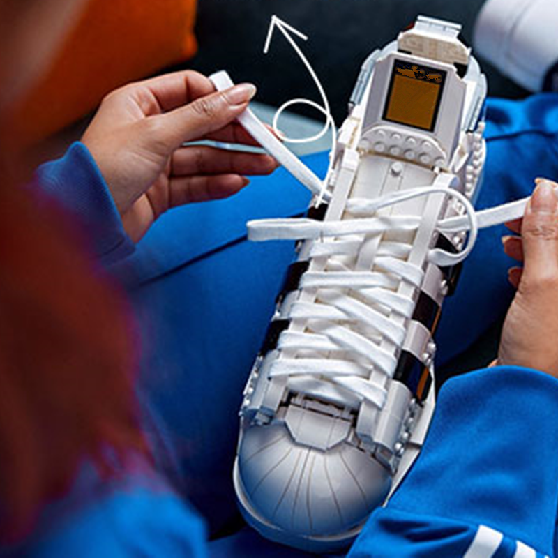 Kreative Klassische Super Sport Schuhe Laufschuhe Modell Bausteine Kompatibel 10282 Ziegel Spielzeug für Jungen Mädchen Weihnachten Geschenk