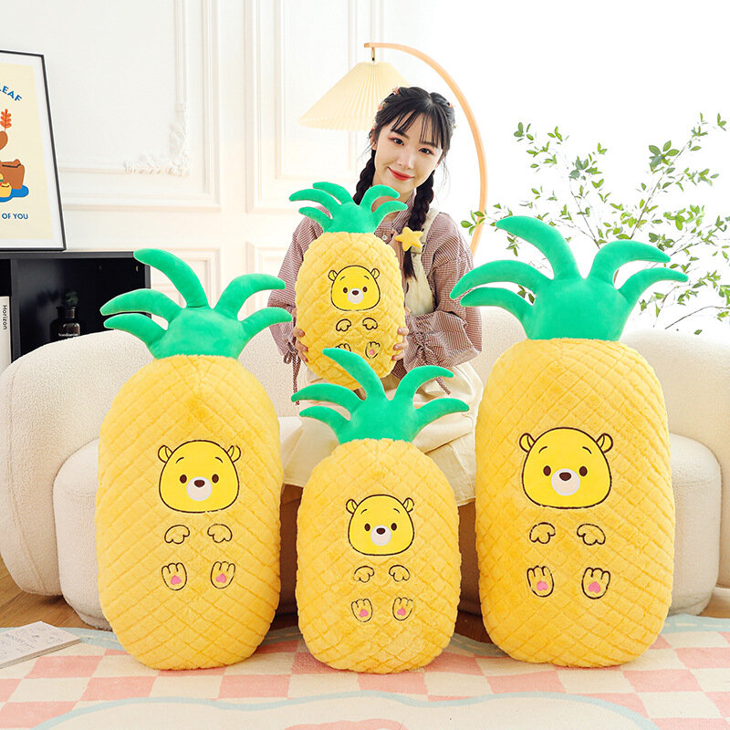 50/70/90/110cm carino ananas peluche cuscino peluche Kawaii piante di peluche animali orso peluche cuscino Anime Room Decor