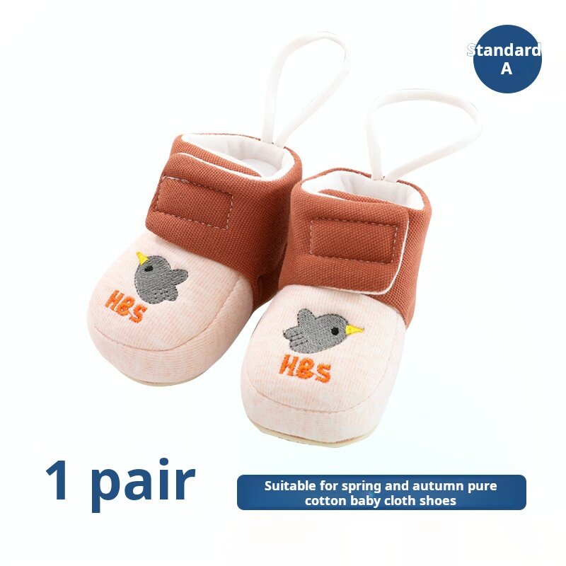 Scarpe da bambino con suola morbida antiscivolo in cotone colorato traspirante per neonati primavera autunno scarpe da bambino per neonati sottili