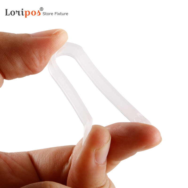 Abrazaderas de archivo creativas soporte de papel Adorable Clip de papel en forma de U transparente
