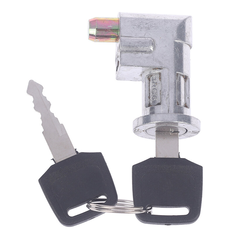 قفل بطارية صغيرة عالمية للدراجات النارية ، دراجة كهربائية ، 2 مفاتيح