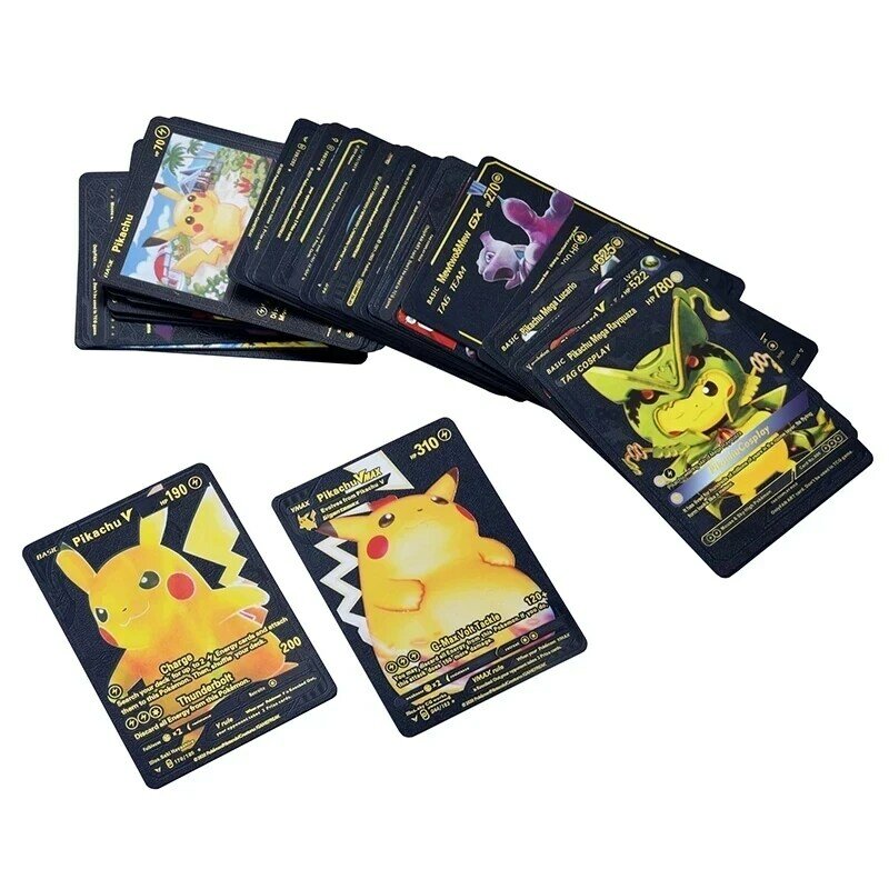 Pokemon Kaarten Pikachu Metal Gold Vmax Gx Energie Card Charizard Spaans Pokemon Pikachu Rare Collection Battle Trainer Kaart Kind