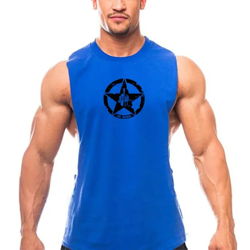 Camiseta sin mangas informal para hombre, ropa deportiva para correr, entrenamiento, Fitness