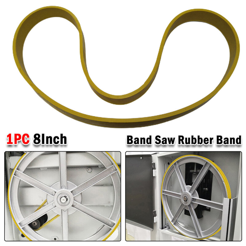 WoodWorking Band Saw Band Saw Rubber Band Rubber Band 1 Pcs Brand New High Quality Stretched For Diameter 205 Mm